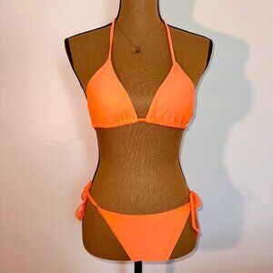 Vibrant Orange Bikini Set